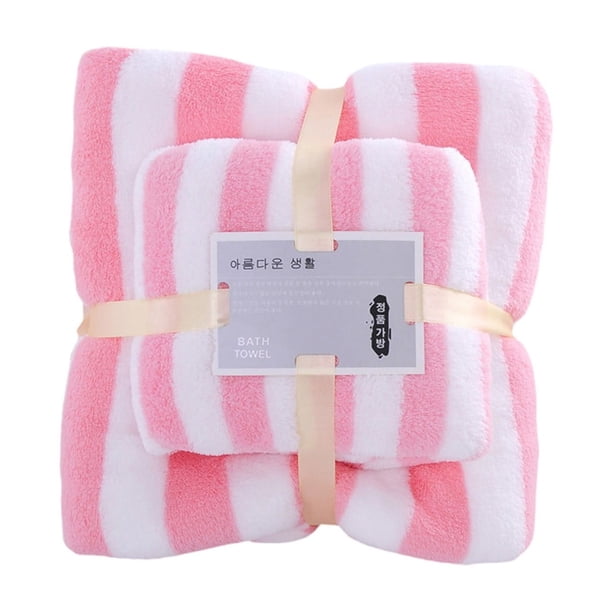 Yhmxh Decoración del baño Toallas de baño absorbentes de terciopelo para adultos, juego de toallas de baño suaves y cómodas, juego de toallas de baño suaves y muy absorbentes.