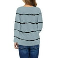 thumbnail image 2 of Langwyqu Girls Casual Long Sleeve T Shirts Striped Tunic Tops Size 4-15 Years, 2 of 5