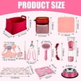 thumbnail image 5 of 50 Pcs Puppy Supplies Starter Kit for Small Dogs Puppy Essentials Includes Leash, Bowls, Teeth Brushes, Water Bottle, and More Accessories for Dogs Pet Day Welcome Gift(Pink), 5 of 7
