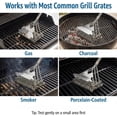 thumbnail image 5 of Bristle-Free Grill Brush- Reinforced Coil Grill Cleaning Brush, Long Handle Safe BBQ Cleaner for Gas and Charcoal Grates, 5 of 7