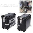 thumbnail image 3 of Motorcycle Side Box 35L Large Capacity Aluminum Alloy Hard Saddlebag Safety Lock Handle for, 3 of 7