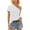 White-09, variant on HADST Blouses for Womens Summer Casual Short Sleeve Off the Shoulder T-Shirts Plus Size Relaxed Fit Tops S-XXL