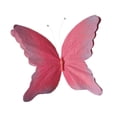 thumbnail image 3 of Mariposa artificial, decoración de pared con mariposas falsas para dormitorio, hogar, exteriores. Rosa, 3 of 9