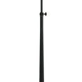 thumbnail image 3 of Tubular Metal Floor Lamp with Adjustable Height Mechanism, Black and Beige, 3 of 5