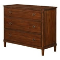 thumbnail image 1 of Comfort Pointe Commode en Bois Finition Brune à 3 Tiroirs, 1 of 10