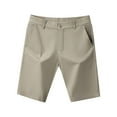 thumbnail image 1 of PEASKJP Men Shorts Athletic Elastic Waist Shorts with Drawstring,Khaki 38, 1 of 2