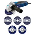 thumbnail image 1 of Kit Esmeriladora Angular 4 1/2" Toolcraft TC5476K 900W Con 5 Discos Toolcraft TC5476K, 1 of 4