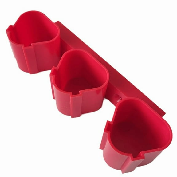 6pcs Battery Holder Battery Wall Mount for Milwaukee M12 12V Battery Storage with Battery Slots Wall Mount Bosch 12V Battery Storage