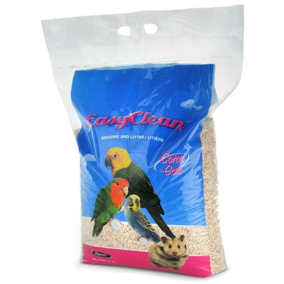 Pestell Easy Clean Corn Cob Pet Bedding, 23 Liters - Natural, Highly Absorbent Bedding - For Birds, Small Animals & Reptiles