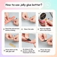 thumbnail image 5 of 25pcs Double Sided Adhesive Fake False Nails Extension Tapes Glue Stickers, 5 of 5