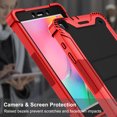 thumbnail image 4 of For Samsung Galaxy Tab A 8.0 Case SM-T290 T295, Allytech Heavy Duty Shockproof Rugged Full Body Protective Case Impact Defender Hard Kickstand Cover for Samsung Galaxy Tab A 8.0 2019,Red/Black, 4 of 9