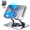 Silver, variant on YINIUTECHNO Laptop Tablet Cooling Stand with 360° Rotation Base and Usb Dual Cooler, Adjustable Height Support Compatible with Tablets, iPad, 10-17.3" Notebook (Silver)