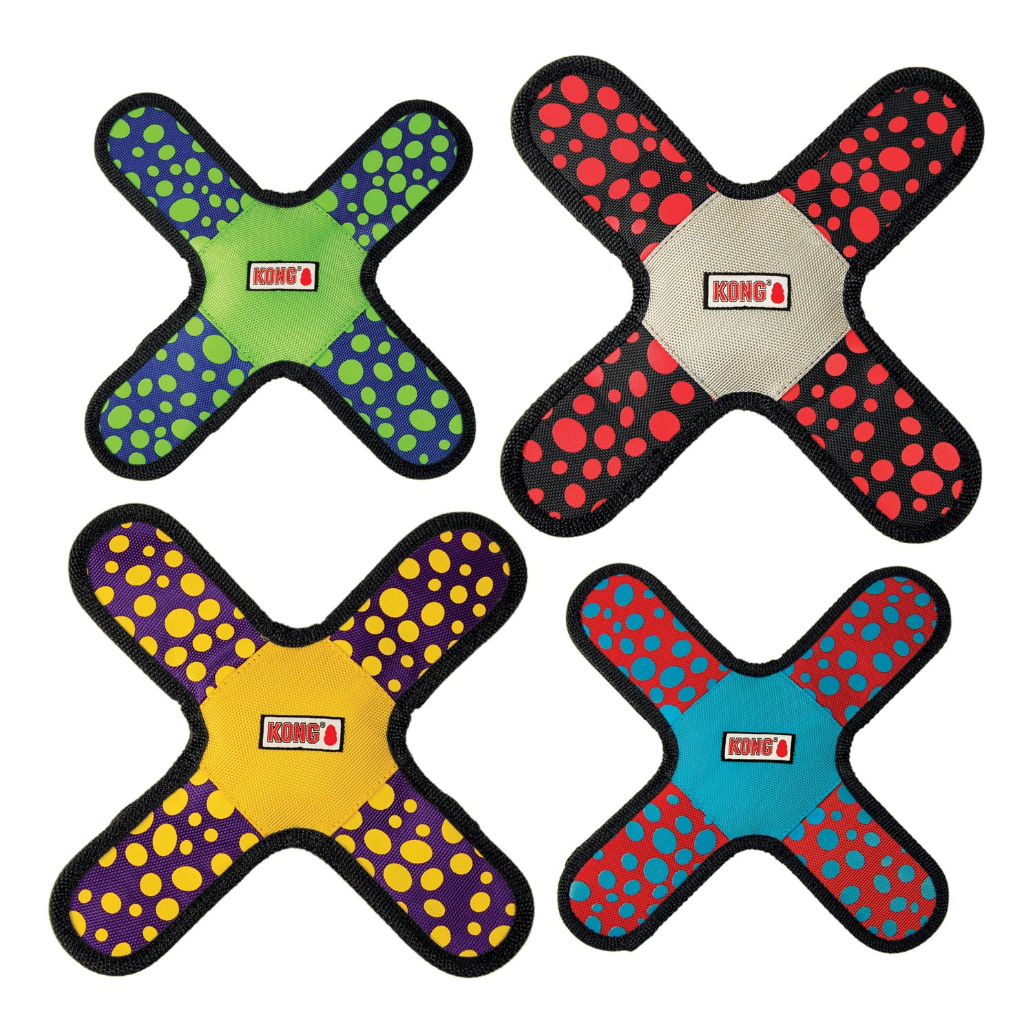 KONG Ballistic Gliderz Dog Toy, Assorted, Large