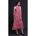 thumbnail image 4 of Bimba Robe de Plage d'Été pour Femmes à Dos Nu Imprimé Floral - Très Grande Taille, 4 of 6
