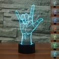 thumbnail image 1 of ATTOE 3D Cartoon Frog 3D Night Light 7 Color Change LED Table Lamp Xmas Toy Gift, 1 of 5