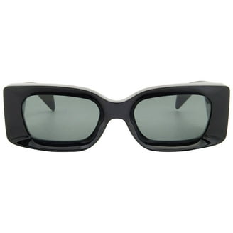 Versace Polarized Dark Grey Rectangular Men's Sunglasses VE2262