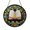 Acrylic 3.5 Inch, variant on Open Book Stained Glass Suncatcher with Reading Theme Design, Round Window Hanging Literary Decor