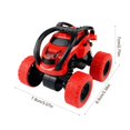 thumbnail image 3 of Double Sided Remote Control Stunt Car, 360°Rotating Flip RC Vehicle with Bright LED Lights, Rechargeable Off Road Toy Car, Kids Birthday Gifts, All Terrain Stunt Toys for Indoor Outdoor Play, 3 of 7