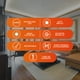 thumbnail image 3 of Tira LED 5 Metros de Longitud 12 W, Luz de Día, Interiores, No atenuable, 3 of 5