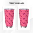 thumbnail image 3 of Salouo Leopard Print Print 20oz Tumbler with Lid,Stainless Steel Vacuum Insulated Tumbler Durable Insulated Coffee Mug Thermal Cup with Splash Proof Sliding Lid-Straw Two-piece Set, 3 of 8