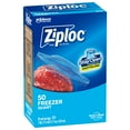 Ziploc® Brand Freezer Bags, Quart Food Storage Bags, with Stay