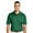 Sport Forest, variant on Men's Zone Performance Polo Shirt Three-Button Collared Shirts 100% Polyester Solid Tees (Sport Royal, XS)