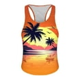 thumbnail image 3 of Stamzod Mens Gym Shirts Hawaiian Vacation Beach Sleeveless Shirt Summer Casual Muscle Tank Tops Men Plus Size Clothes Multicolor P S, 3 of 4