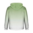 thumbnail image 4 of Men's Gradient Hoodie Pullover Long Sleeve Hooded Collar Drawstring Casual Sweatshirt Comfy Loose Fit Top, 4 of 5