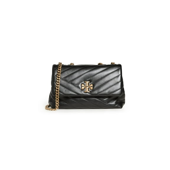 Tory Burch Women's Kira Chevron Small Convertible Shoulder Bag, Black