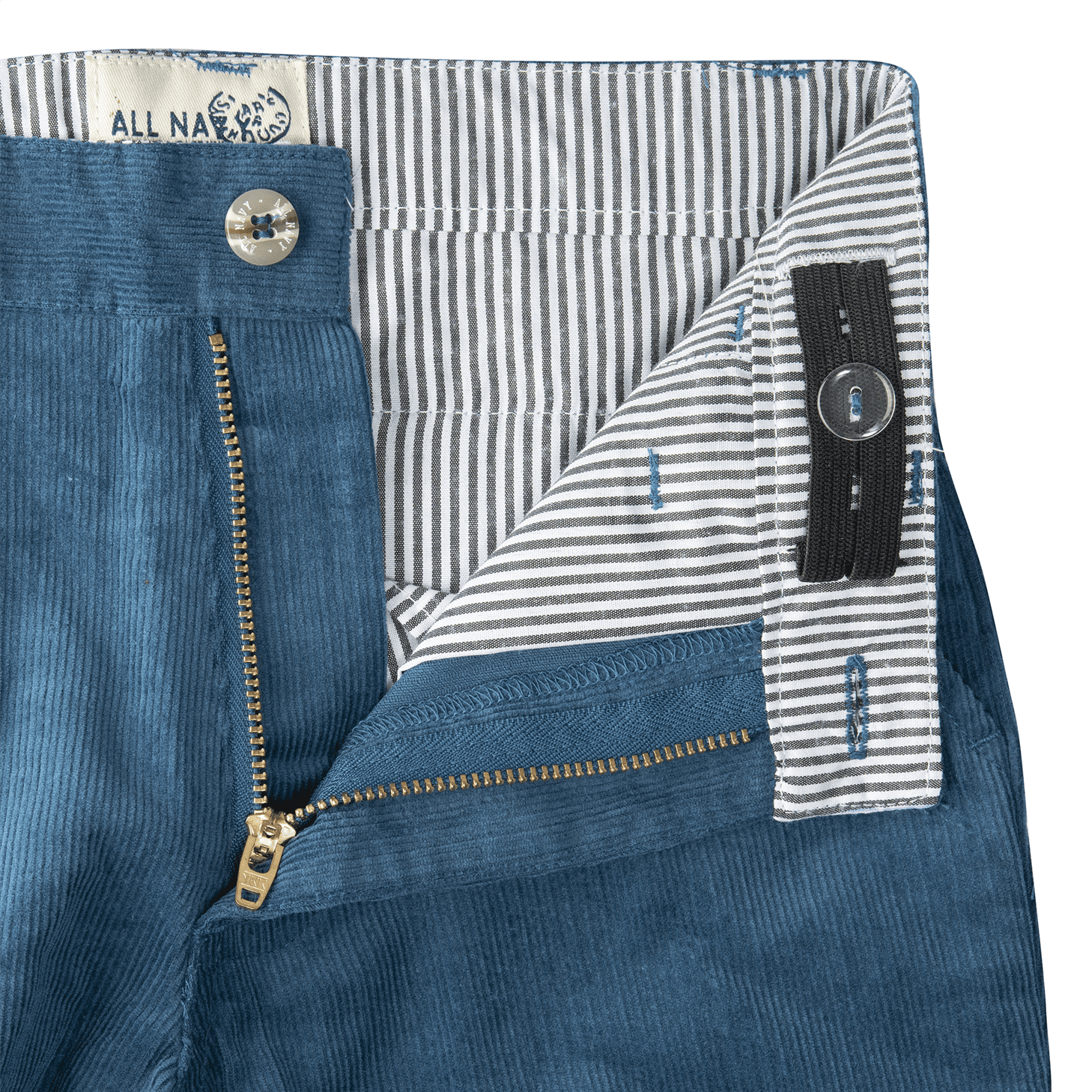 Buyless Fashion Boys Pants Flat Front Fit Casual Corduroy Solid Color