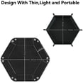 thumbnail image 3 of EliteGadget Desk Organizer for Table, Night Stand, Desk, Workplace - PU Leather Hexagon Shaped Organizer Store Keys, Money, Pens, Glasses, Jewelries, and Accessories (Black, 6.5 Inch), 3 of 5