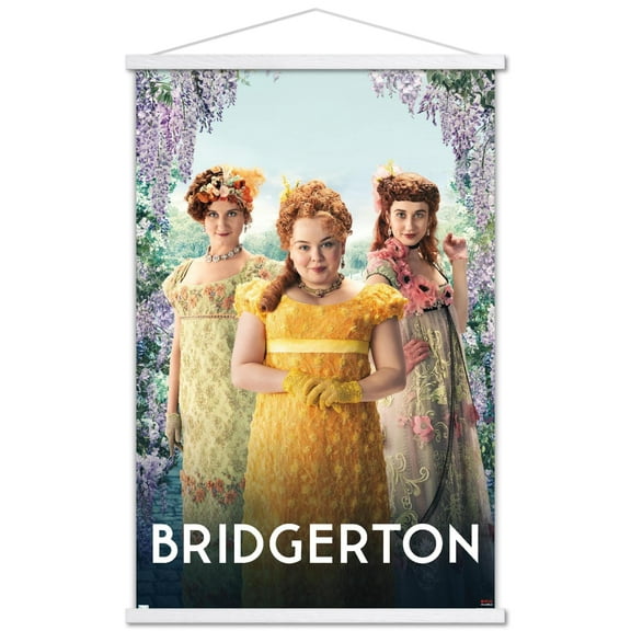 Netflix Bridgerton - Ladies Wall Poster with Wooden Magnetic Frame, 22.375" x 34"