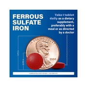 Major FeroSul Tablets, 325 mg, Red, 100 Count