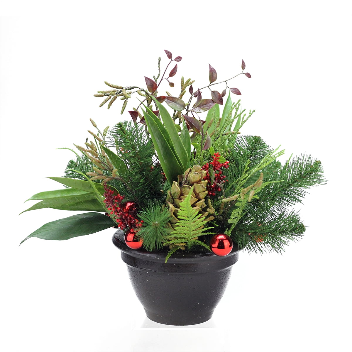 14-artificial-holly-berries-pine-cones-and-ornaments-christmas-plant