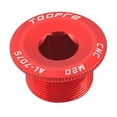 thumbnail image 2 of Couvercle Durable pour Manivelle, Accessoires Légers de Vis Centrales de Pédalier pour Fixation de Bras de Manivelle à Bille, Pignon de Remplacement, Rouge, 2 of 8