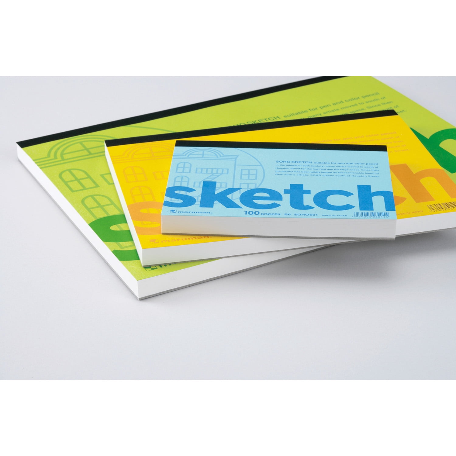 B6 Sketchpad SOHO Art Paper, 4.9 x 3 100 Sheets 5 Pack