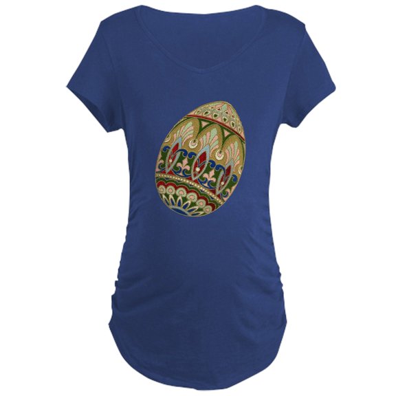 CafePress - Ornate Easter Egg Maternity Dark T Shirt - Maternity Dark T-Shirt