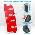 thumbnail image 5 of Sticky Adhesive Replacement for Socket Wallet+ Base, 6pcs 3M VHB Sticker Pads for Phone Wallet Plus Back, 5 of 7