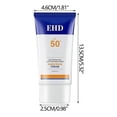 thumbnail image 2 of SPF 50+ PA++++ Crema de protección solar de amplio espectro, 60 g de protección diaria para el rostro y el cuerpo, fórmula no grasa para todo tipo de pieles, resistente al sudor para actividades al, 2 of 7