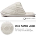 thumbnail image 4 of Ecetana Women's Slippers Soft Plush Slippers Non-slip Warm Home Shoes Memory Foam Slippers, 4 of 7