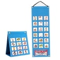 thumbnail image 4 of Tabla de rutina de programación visual para niños con 96 tarjetas Tabla de tareas Tabla de calendario de programación de comportamiento diario para Azul, 4 of 8