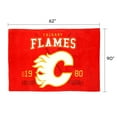 thumbnail image 3 of NHL Calgary Flames Jumbo Blanket, 62" x 90", 3 of 5