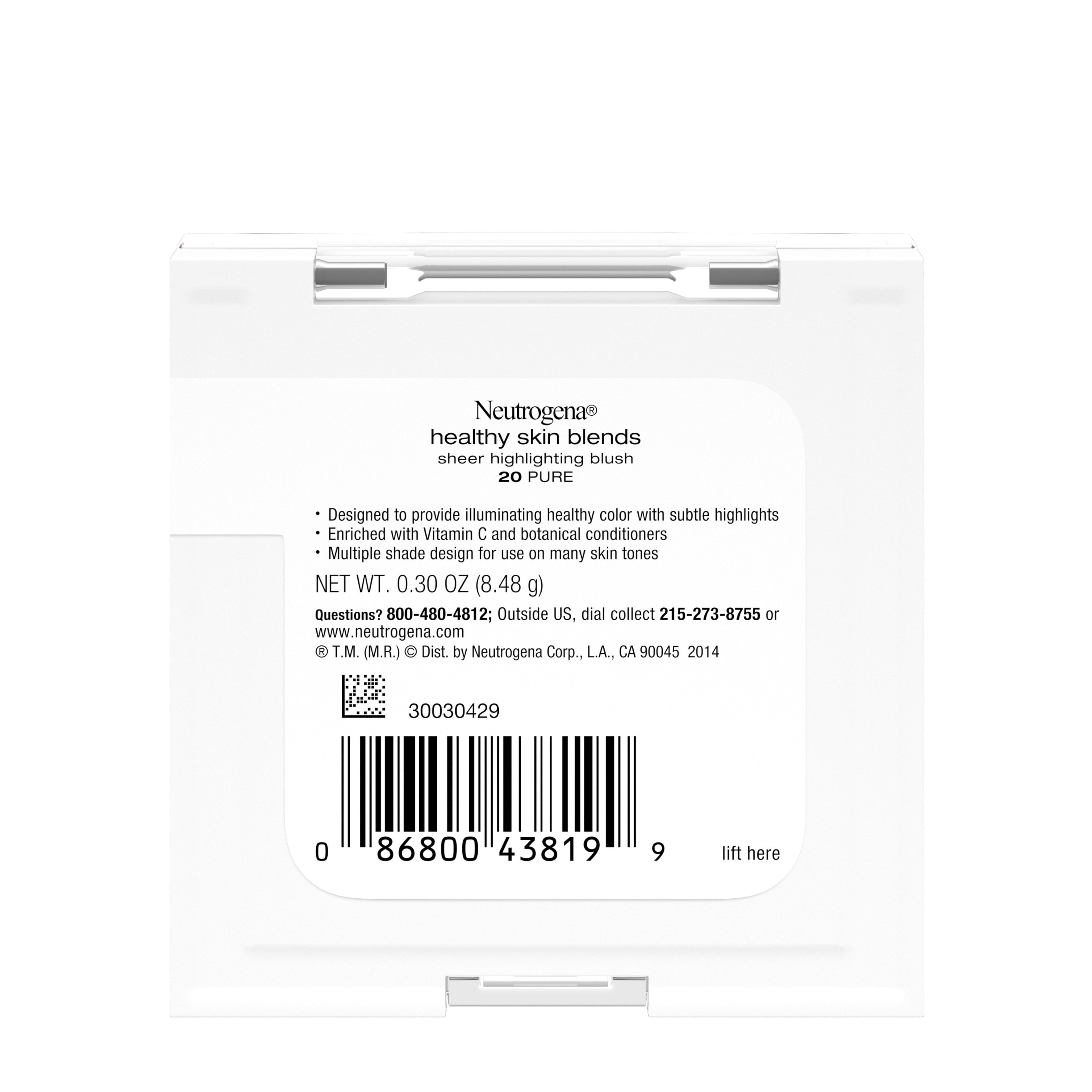 Neutrogena Healthy Skin Powder Blush Makeup Palette, Pure,.3 oz