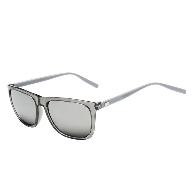 Men's Color Changing Polarized Sunglasses with Reflective Lenses for Driving, Running & Outdoor Activities