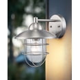 thumbnail image 2 of Trans Globe Lighting 4370 ST Industrial 1 Light Outdoor Wall Sconce - Stainless Steel, 2 of 7