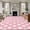 Pink, variant on 5'x8' Area Rugs, White Pink Daisy Indoor Outdoor Area Rug for Living Room Bedroom, Spring Summer Floral Botanical Washable Bathroom Rugs Kitchen Floor Carpet Mats Home Decor Aesthetic