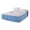 Sky Blue, variant on Weloille Solid Color Elastic Bed Skirt 1 Piece, Stretchy Fabric Fade Resistant Wrinkle Free 3.25 x 6.25 Ft, Embedded Style Bed Apron Bedding Accessory, for Bedroom Guest Room Twin Size Bed