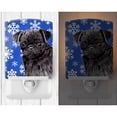 thumbnail image 2 of Pug Winter Snowflakes Holiday Ceramic Night Light, 2 of 2