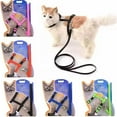 thumbnail image 3 of 1.2m Cat Leash Adjustable Nylon Carrier For Dogs Kitten Walking E8o8, 3 of 5
