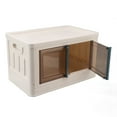 thumbnail image 3 of Contenedor de Almacenamiento Plegable Apilable de 32 L con Puerta Frontal Abierta con Tapa Puede Abrir Fácilmente la Puerta para Sacar Artículos sin Quitar la Tapa Anggrek Otros, 3 of 8